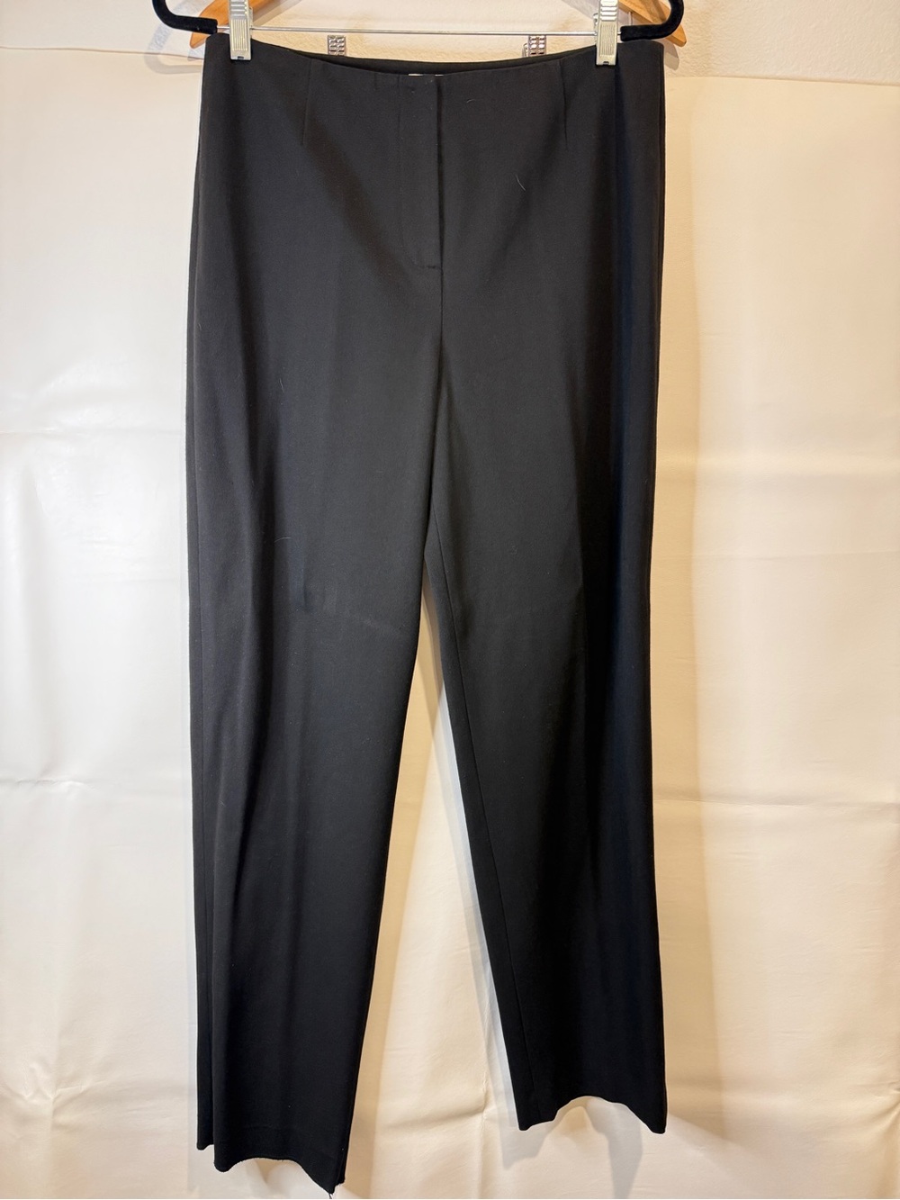 Talbots Black Straight-Leg Dress Trousers